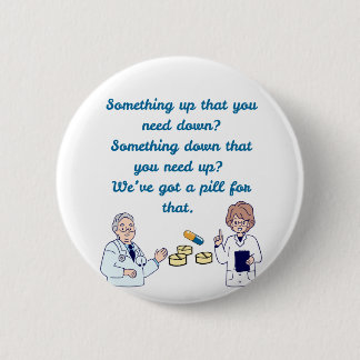 Funny Pharmacist Ronde Button 5,7 Cm