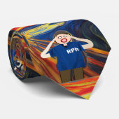 Funny Pharmacist Stropdas Van Gogh The Scream (Opgerold)