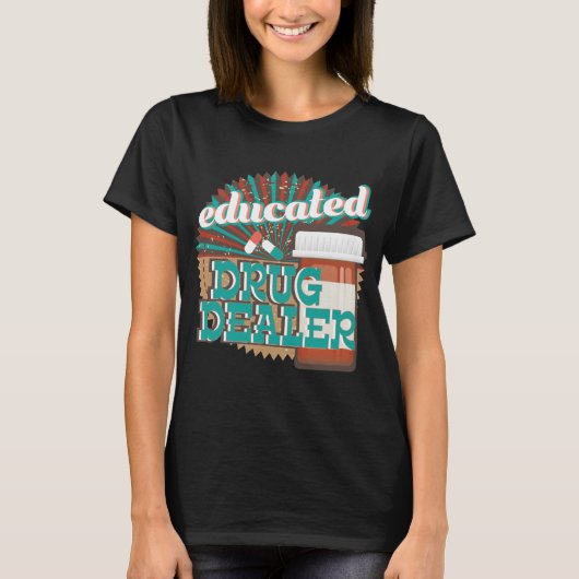 Funny Pharmacist T-shirt PharmD Student White Coat (Voorkant)