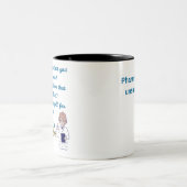 Funny Pharmacist  Tweekleurige Koffiemok (Center)