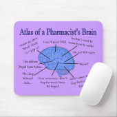 Funny Pharmacist's Brain Gifts Muismat (Met muis)