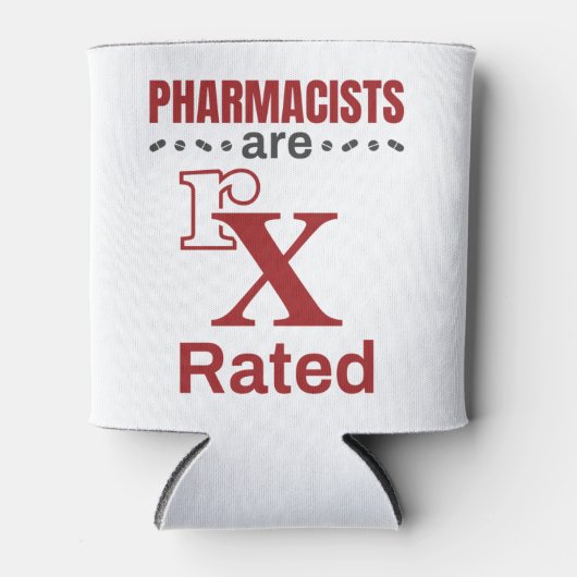Funny Pharmacists zijn rX-gecertificeerd Blikjeskoeler (Voorkant)