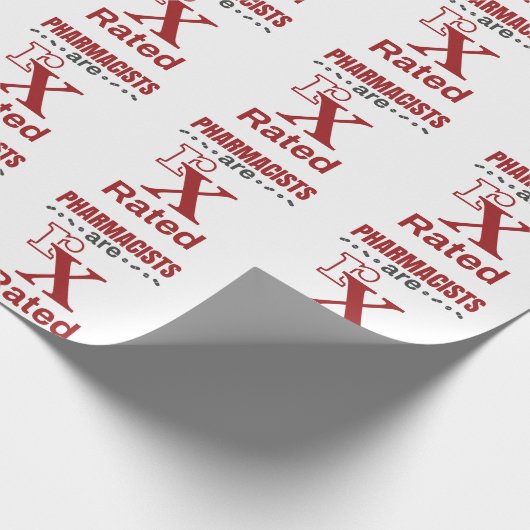 Funny Pharmacists zijn rX-gecertificeerd Cadeaupapier (Hoek)