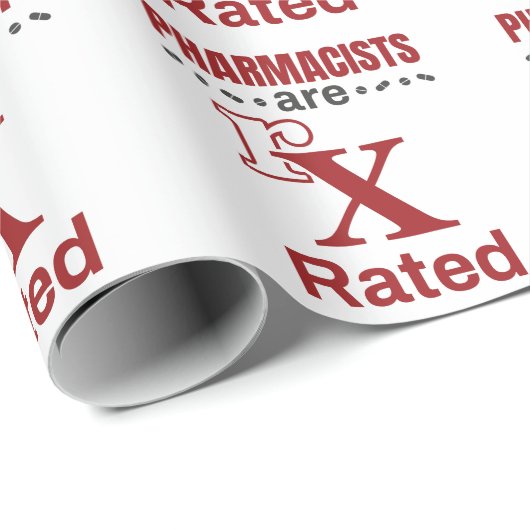 Funny Pharmacists zijn rX-gecertificeerd Cadeaupapier (Rol Hoek)
