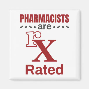 Funny Pharmacists zijn rX-gecertificeerd Magneet