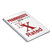 Funny Pharmacists zijn rX-gecertificeerd Notitieboek (Rechterzijde)
