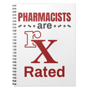 Funny Pharmacists zijn rX-gecertificeerd Notitieboek