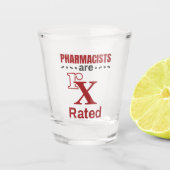 Funny Pharmacists zijn rX-gecertificeerd Shot Glas (Voorkant)
