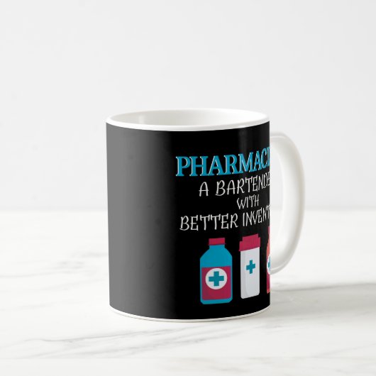 Funny Pharmacy School Afstuderen Coffee Mok Gift (Voorkant rechts)