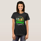 Funny Pharmacy Squad Leprechaun Pharmacist St Patr T-shirt (Voorkant volledig)