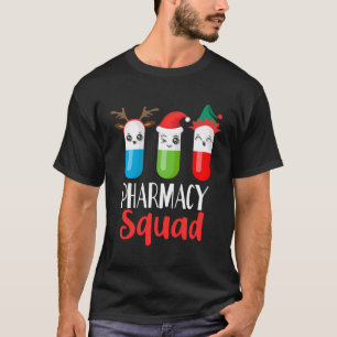 Funny Pharmacy Tech Kerstmis Matching Outfit Phar T-shirt