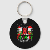 Funny Pharmacy Tech Squad Christmas Matching Holid Sleutelhanger (Voorkant)