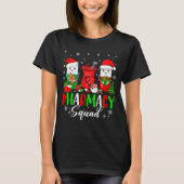 Funny Pharmacy Tech Squad Christmas Matching Holid T-shirt (Voorkant)