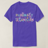 Funny Pharmacy Technicia Bunny Pharmacist Happy E T-shirt (Design voorkant)