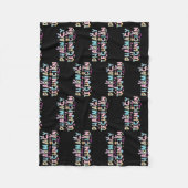 Funny Pharmacy Technicia Bunny Pharmacist Happy Fleece Deken (Voorkant)