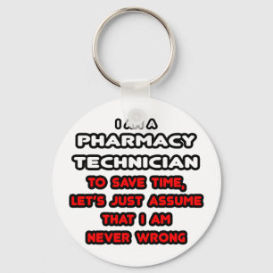 Funny Pharmacy Technicia T-Shirts Sleutelhanger