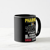 Funny Pharmacy Technician Pharmacist Jokes  Mok (Voorkant rechts)