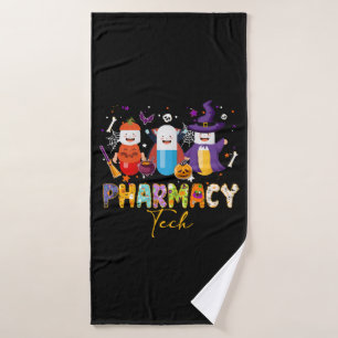 Funny Pharmacy Technicus Pharmacist Halloween Badhanddoek