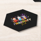 Funny Pharmacy Technicus Pharmacist Halloween Kartonnen Onderzetters (Schuin)