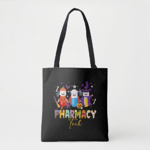 Funny Pharmacy Technicus Pharmacist Halloween Tote Bag