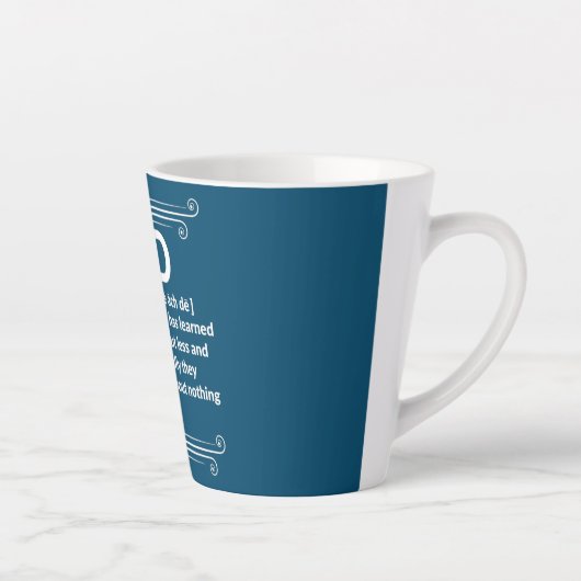 Funny PhD Doctorate Dissertation Doctor Degree Latte Mok (Rechts)