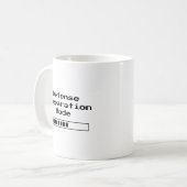 Funny Phd Graduation Defense Preparation Mode Koffiemok (Voorkant links)