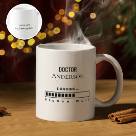 Funny PhD Graduation Doctor Name Loading Koffiemok