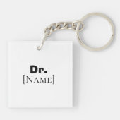 Funny PhD Graduation Pain Hardship Despair Quote Sleutelhanger (Achterkant)