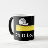 Funny Phd loading mug Magische Mok (Voorkant links)