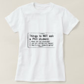 Funny Phd Shirt Doctoral Candidate Gifts Dissertat (Design voorkant)