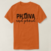 Funny PhD-student Afstuderen Gift T - shirts PhD D (Design voorkant)