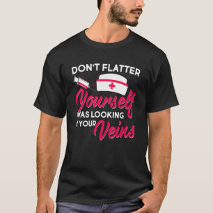Funny Phlebotomie Nurse Phlebotomist Rn Technicien T-shirt