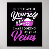 Funny Phlebotomie Technalist Phlebotomist Nurse Poster (Voorkant)