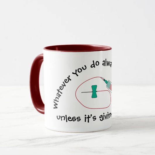 Funny Phlebotomist Always Give Mok (Voorkant links)