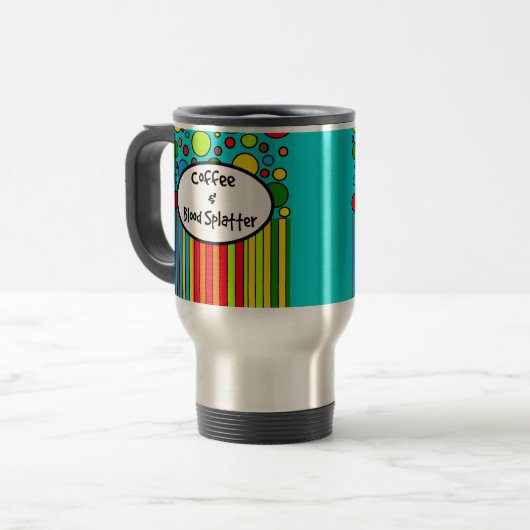 Funny Phlebotomist Coffee Mugs Reisbeker (Voorkant links)