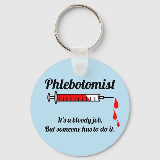 Funny Phlebotomist Sleutelhanger (Voorkant)