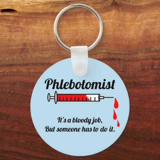 Funny Phlebotomist Sleutelhanger (Voorkant)