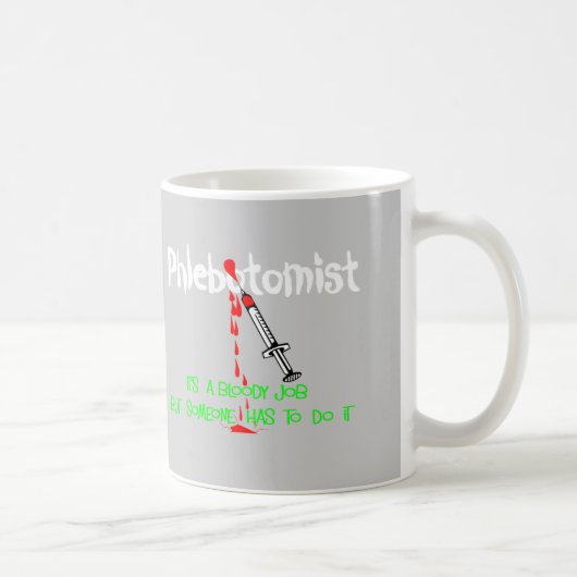 Funny Phlebotomist T-Shirts & Gifts Koffiemok (Rechts)