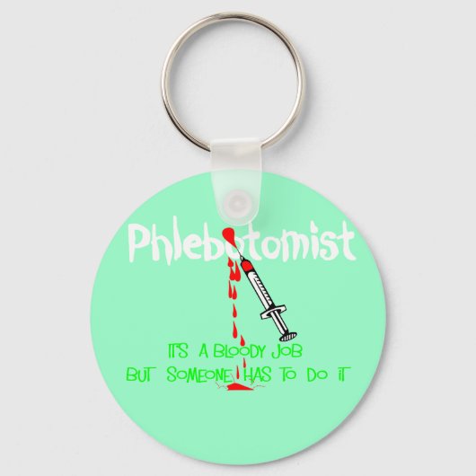 Funny Phlebotomist T-Shirts & Gifts Sleutelhanger (Voorkant)