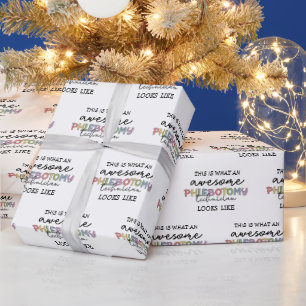 Funny Phlebotomy Technicia geweldige PBT Cadeaupapier