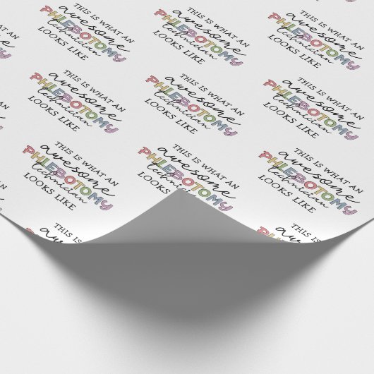 Funny Phlebotomy Technicia geweldige PBT Cadeaupapier (Hoek)