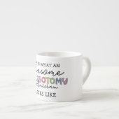 Funny Phlebotomy Technicia geweldige PBT Espresso Kop (Voorkant rechts)