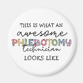 Funny Phlebotomy Technicia geweldige PBT Magneet (Voorkant)