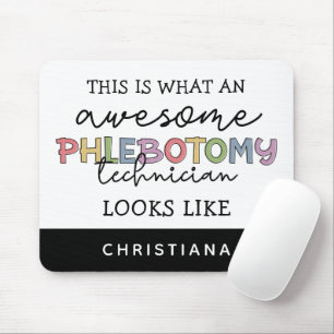 Funny Phlebotomy Technicia geweldige PBT Muismat