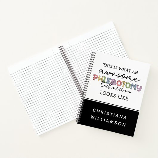 Funny Phlebotomy Technicia geweldige PBT Notitieboek (Binnen)
