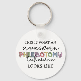 Funny Phlebotomy Technicia geweldige PBT Sleutelhanger
