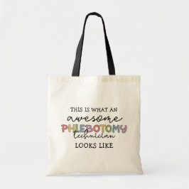 Funny Phlebotomy Technicia geweldige PBT Tote Bag