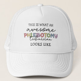 Funny Phlebotomy Technicia geweldige PBT Trucker Pet