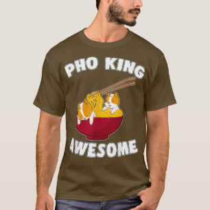 Funny Pho King Geweldige Kawaii Hamster Noodles T-shirt