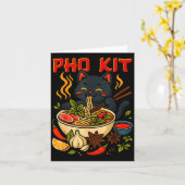 Funny Pho Kit Black Cat Halloween Costume Family M Kaart (Gele Bloem)